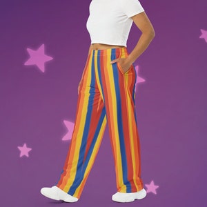 Retro Rainbow Clowncore Unisex Pants