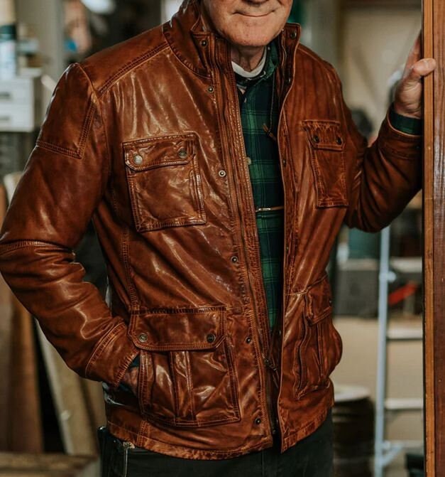 Leather Field Coat - Etsy