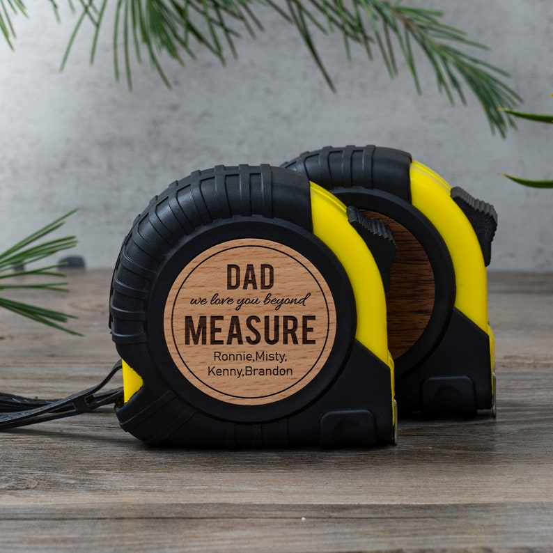 Engraved Tape Measure, Personalized Fathers Day Gift, Custom Gift for Grandpa, Gifts for Dad, Gifts for Him, Husband Gift Ideas image 6