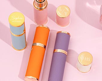 Custom Name Bridesmaid Gift Box filler, Bridal Party Proposal gift, Mini Perfume Bottle Refillable, Personalized Bridesmaid Boxes gift idea