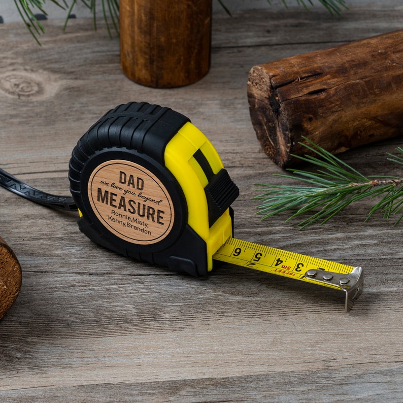 Engraved Tape Measure, Personalized Fathers Day Gift, Custom Gift for Grandpa, Gifts for Dad, Gifts for Him, Husband Gift Ideas image 5