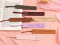 Personalized Leather Bookmark, Custom Favorite Quote Bookmark, Bookmark with Birth Month Flower, Book Lover Gift, Mother's Day,Bookworm Gift