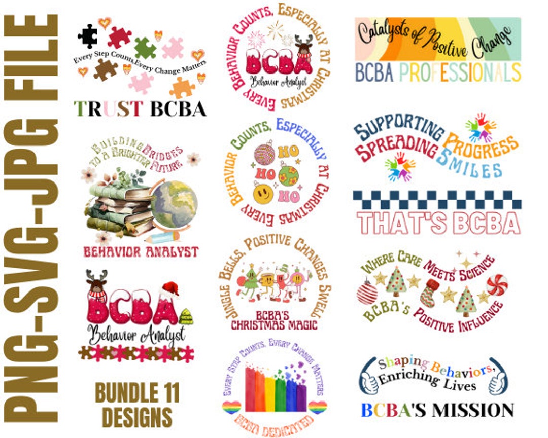 Bcba SVG Behavioral Therapist svg Behavioral Therapist svg - Etsy.de