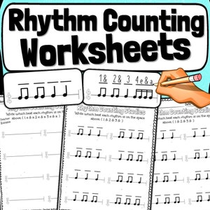 Rhythm Counting Mastery Worksheets