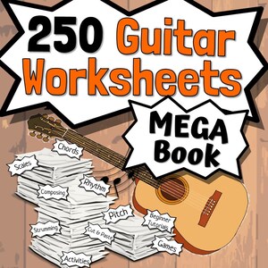 250 Guitar Worksheets