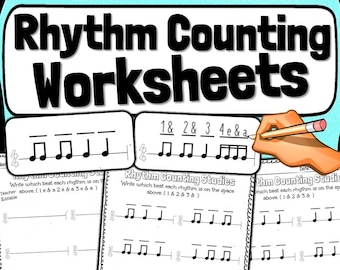 Rhythm Counting Mastery Worksheets