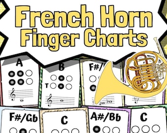 French Horn Fingering Charts