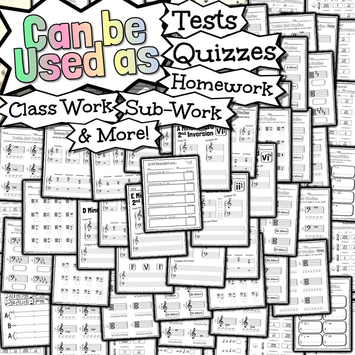 Music Theory Quizzes Printable