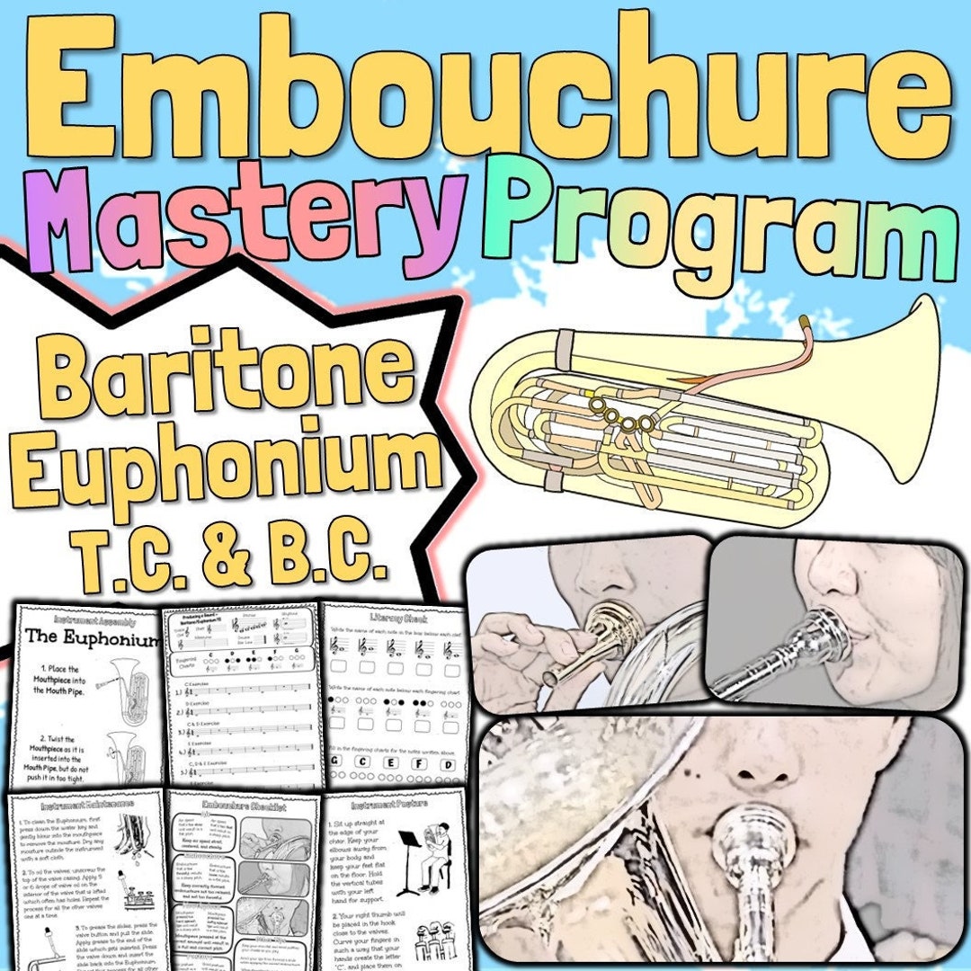 Baritone Euphonium B.C. and T.C. Embouchure Mastery Program Etsy
