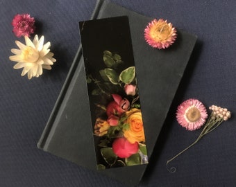 Bookmark-Yellow Rose Floral Design