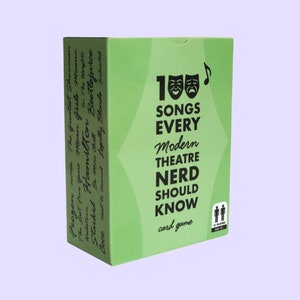 100 Songs Every Theatre Nerd Should Know - Modern Deck - Ultimate Musical Theatre Card Game