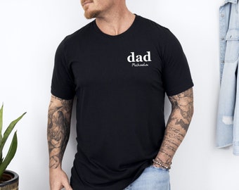 Papas Liebe:Wo jeder Name zählt.Papa Geschenk.Papa Geschenkidee.Personalisiertes Vater Shirt.Vatertaggeschenk.Personalisiertes papa t shirt.