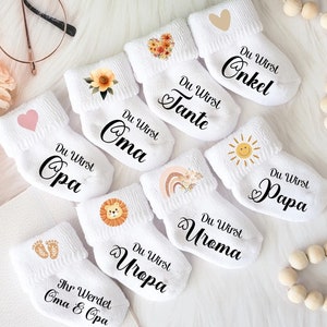 Baby socks for pregnancy announcement.Socks you are going to be a dad.Baby socks to announce pregnancy.Family gift.Baby announcement 2025.