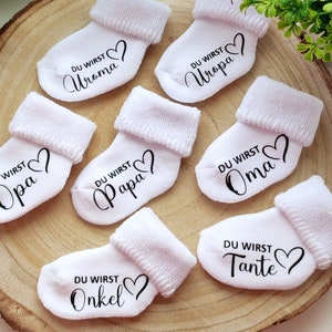 Baby socks Pregnancy announcement You're going to be dad Pregnancy announcement You're going to be grandma grandpa Baby socks grandparents surprise