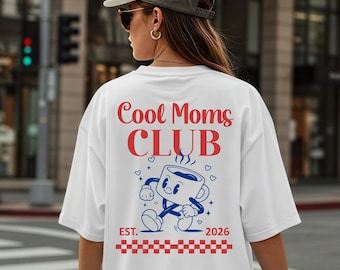 Cool Moms Club T-shirt personalized with children's birth years, gift for mom, Mother's Day gift, mom shirt, Mother's Day gift idea