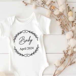 Baby 2024 | Announce pregnancy | Baby bodysuit bodysuit | Bodysuit | Gift | Baby | birth | Announce pregnancy with Body |