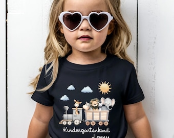 Kindergarten child T-shirt | Starting daycare / nursery | Personalizable with name | Comfortable & soft | Gift for kindergarten child 2026
