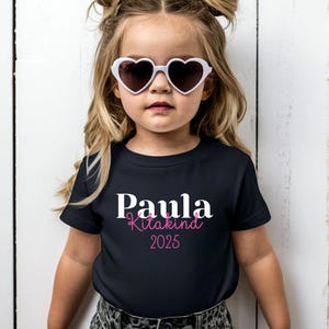 Kitakind T-shirt child with name – kindergarten child | nursery child – gift for school enrollment.Kita start clothing.School enrollment gift idea.