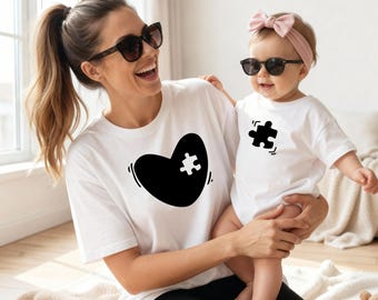 Momenti coordinati mamma e figlia: completi abbinati per coppie alla moda! Regalo personalizzato per mamma e bebè. Regalo per la festa della mamma. Regalo per il battesimo.