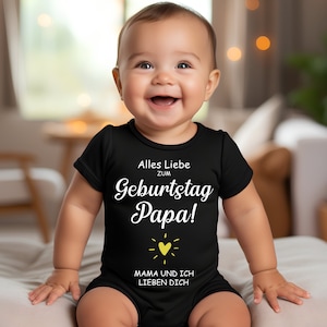 Happy birthday dad! Celebrate dad's birthday with love. Dad's birthday gift. Baby bodysuit Happy Birthday Dad, Mom, Grandma, Grandpa.