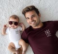 Father's Day 2025. Father-child matching outfit. Father's Day gift with birth year and name. Gift idea for birthdays, Father's Day. Dad mini set. product logo