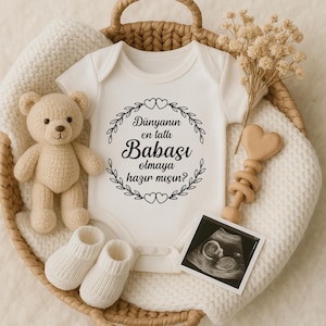 Baby Body Baba OLACAKSIN BabyBody pregnancy announce Baby 2023 Bebek Geliyor You Will Be Dad Turkish Baby Announcement Love in the Belly