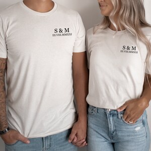 Zeitlose Liebe:Unser Jubiläum in Ehren halten.Valentinstag Partnerlook.Couple T-Shirts.Passende Paar Shirts.TShirt für Paare. Bild 4