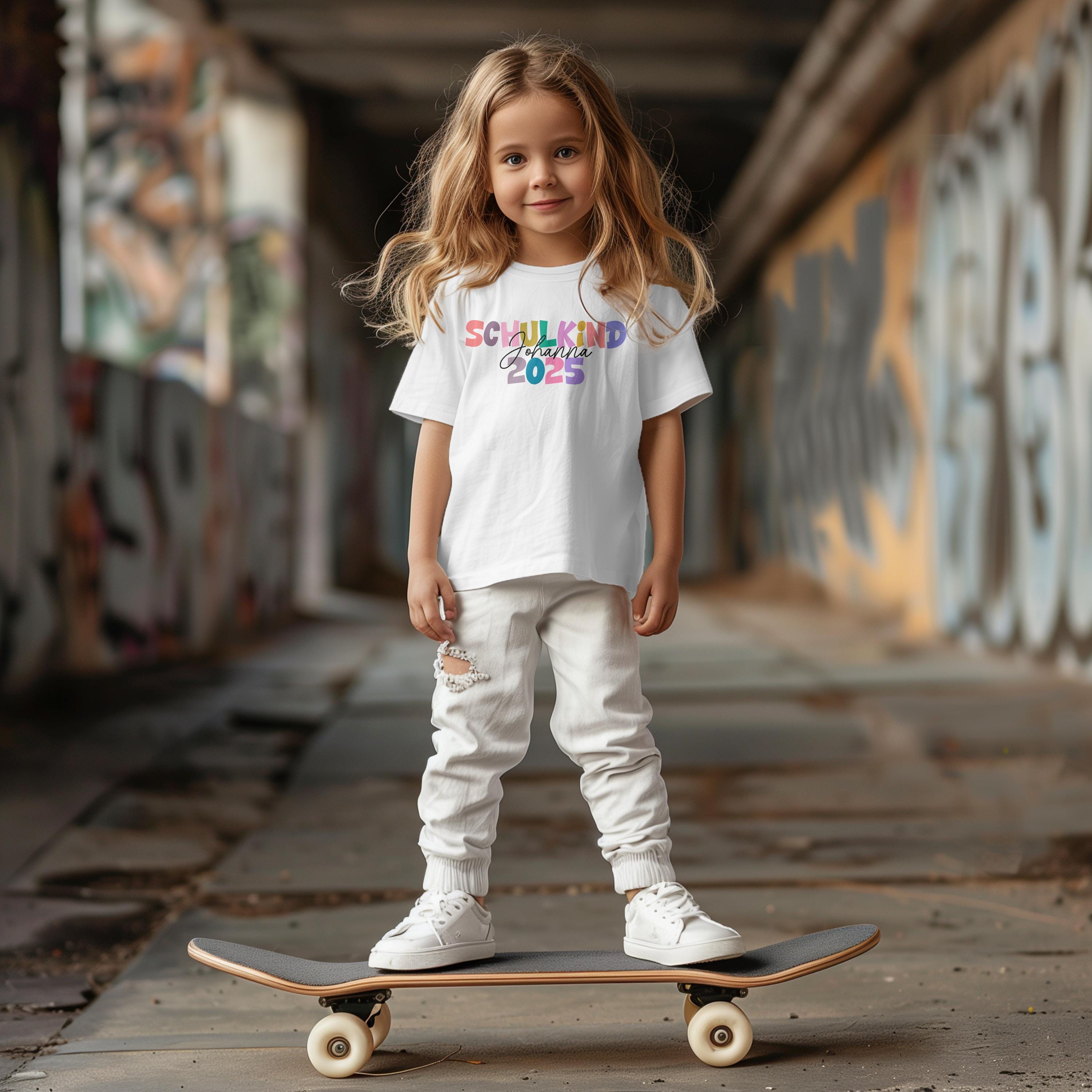 School Enrollment T-Shirt for Schoolchild – Personalized Shirt with Name – 1st Day of School Outfit for Boys and Girls. Back-to-School Gift. Schoolchild 2025