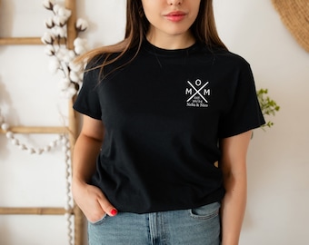 Mom's Heartbeat: Personalized birth year & name shirt. Mother's Day gift. Mom gift idea. Mom shirt. MOM T-shirt. Mother gifts.