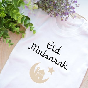 Eid Mubarak Baby Bodysuit Ramadan Baby Outfit My First Ramadan BabyBody Bodysuit Ramadan 2023 Baby Ramadan Gift Eid Mubarak Baby Clothes