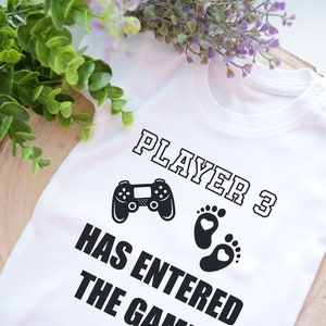 BabyBody Player 3 est entré dans le jeu Body Annonce Player 3 Baby Body Nouveau-né Gamer Naissance Bébé 2023/2024