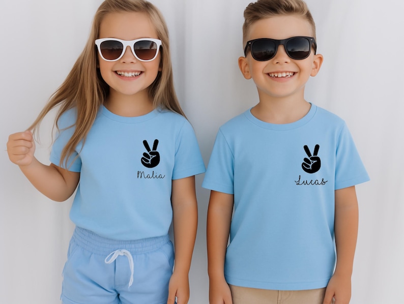 First Day of School 2026 Personalized T-Shirt, Kids Shirt with Name, Back to School Gift, First Day of School Outfit, I'm a Schoolchild image 14