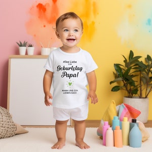 Celebrate Dad's Birthday with Love-Happy Birthday Dad Dad Birthday Gift.Baby Bodysuit Happy Birthday Dad. image 2