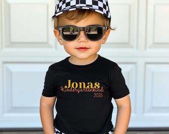 Child's T-shirt with name - kindergarten child | daycare child | nursery child - school enrollment gift. Daycare start clothing. School enrollment gift idea.
