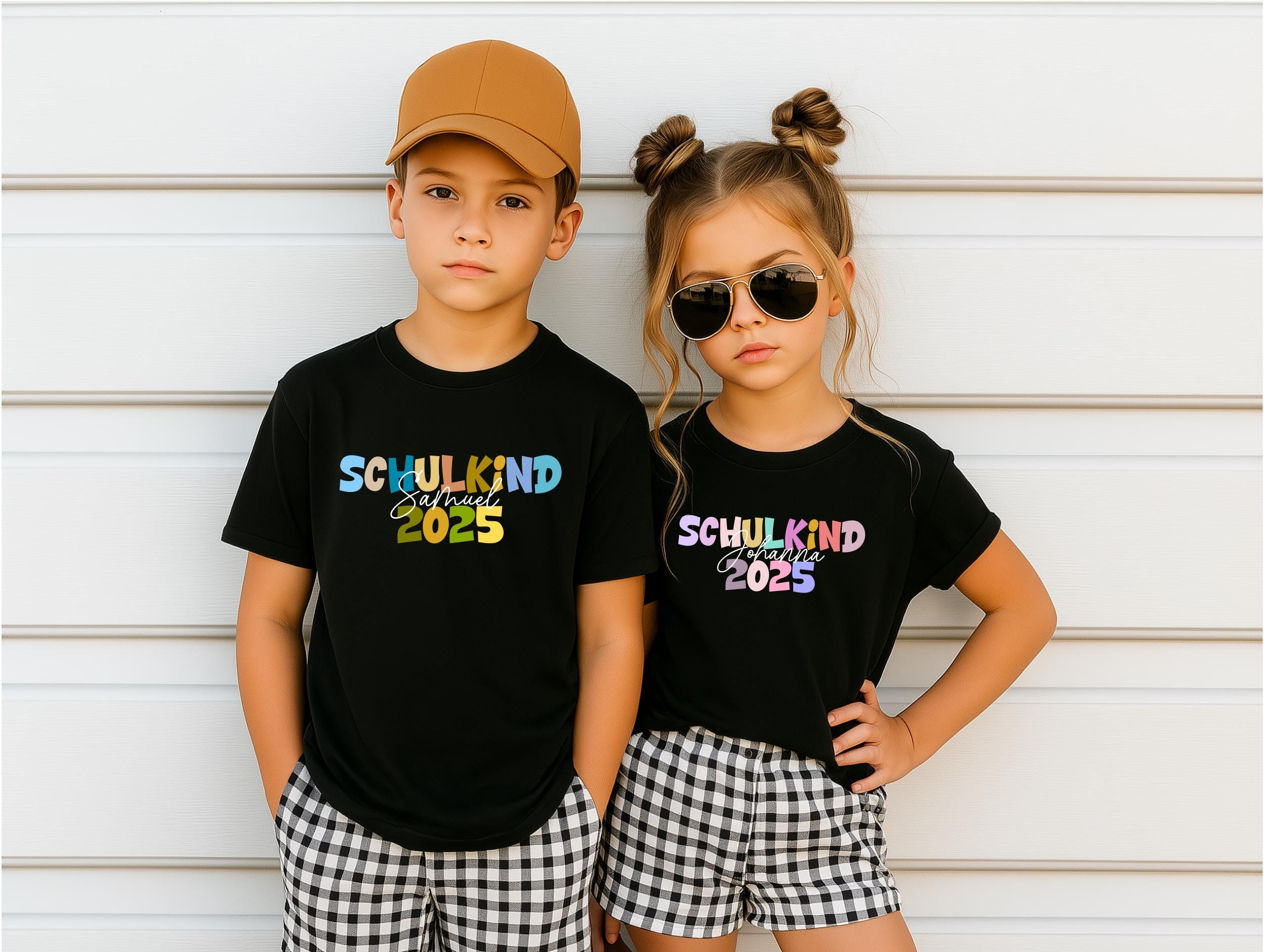 School Enrollment T-Shirt for Schoolchild – Personalized Shirt with Name – 1st Day of School Outfit for Boys and Girls. Back-to-School Gift. Schoolchild 2025