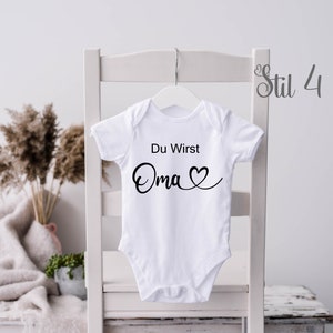 Schwangerschaft verkünden Body. Hallo Oma und Opa Body. Schwangerschaft verkünden Bodysuit. Ihr werdet Oma und Opa Body. Bild 6