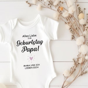 Celebrate Dad's Birthday with Love-Happy Birthday Dad Dad Birthday Gift.Baby Bodysuit Happy Birthday Dad. image 3