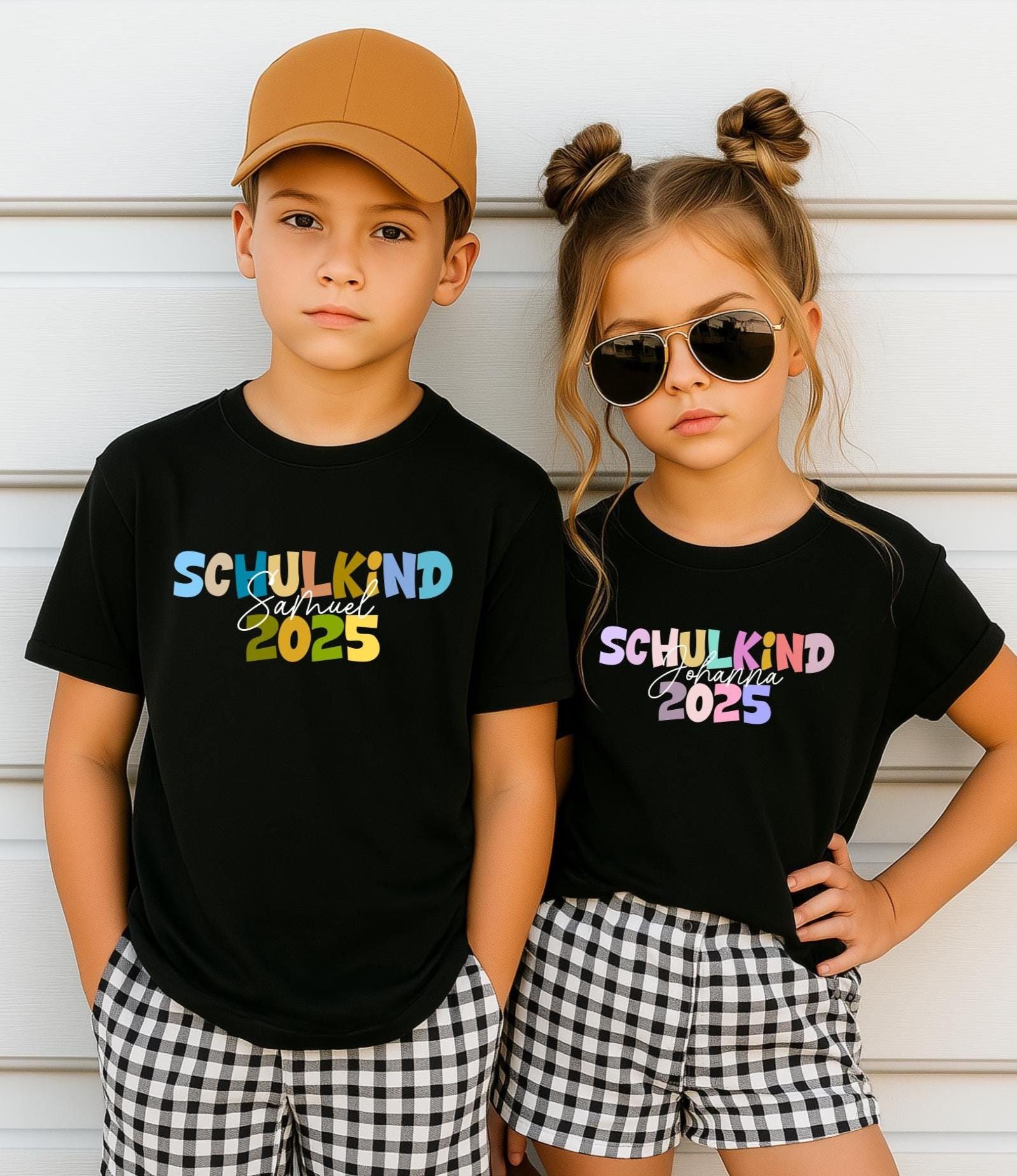 School Enrollment T-Shirt for Schoolchild – Personalized Shirt with Name – 1st Day of School Outfit for Boys and Girls. Back-to-School Gift. Schoolchild 2025