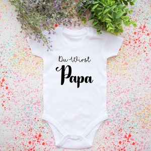 You're going to be a daddy baby bodysuit, pregnancy announcement bodysuit. Baby Body You will be grandma, grandpa, aunt, uncle. Bodysuit, You're going to be a dad gift.