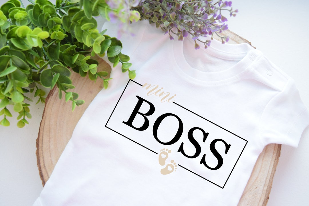 Babybody Mini Boss Baby Bodysuit Mini Boss Baby Clothes Gift for Birth