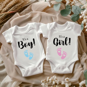 Gender Announce Baby Bodysuit 2025.Surprise Bodysuit.Baby Shower Party Bodysuit.Its a Boy,Its a Girl.It's a Boy It's a Girl