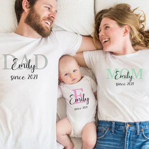 Family Outfit Matching Set Mom Dad and Baby Outfit Family T-shirt Sets ...