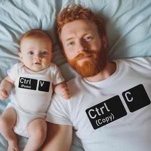 Father-child matching outfit – gift for Father&#39;s Day, birthday, family outfit. Perfect as a Father&#39;s Day gift. Gift for dad & baby.