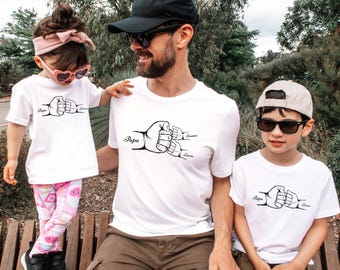 Dad & Child Matching T-Shirt Set – Father's Day Gift, Family Gift, Birthday Gift. Perfect Father's Day Gift Idea. Daddy and Me Set