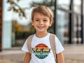 Schoolchild 2025 T-Shirt with Name | School Enrollment Gift | First Grade Shirt for Kids | Back-to-School Gift | Schoolchild Gift product logo