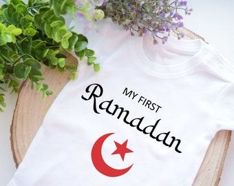 My First Ramadan Baby Bodysuit Ramadan Baby Outfit Ramadan BabyBody Bodysuit My First Ramadan Baby Clothes Ramadan 2023 Ramadan Baby Gift