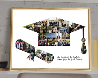 Personalized Graduation Photo Collage, Class of 2025 (Digital JPG File)