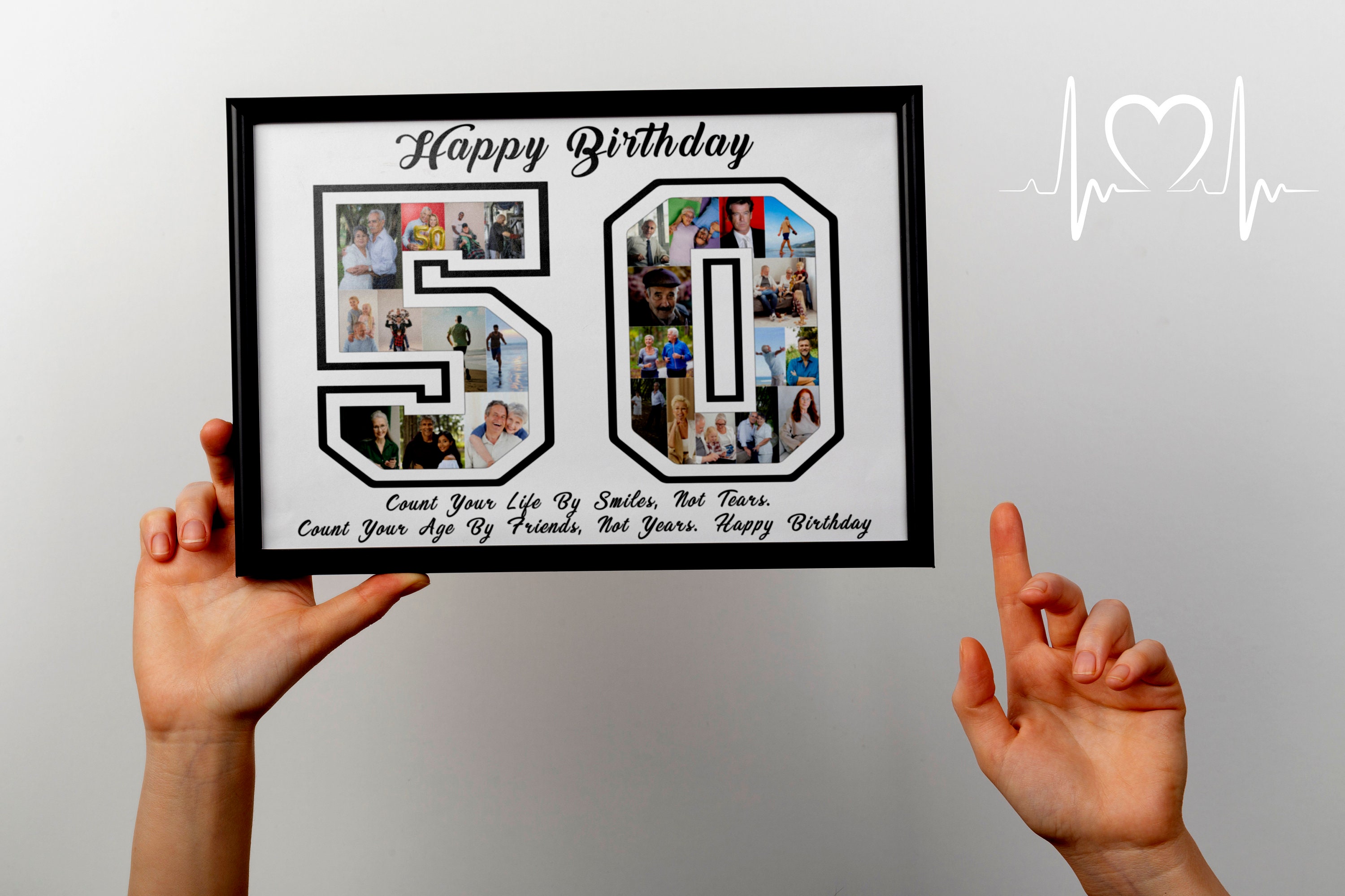 50 Birthday Gift, 50 Personal Quotes, Custom quotes, Custom Birthday g – OC  Canvas Studio