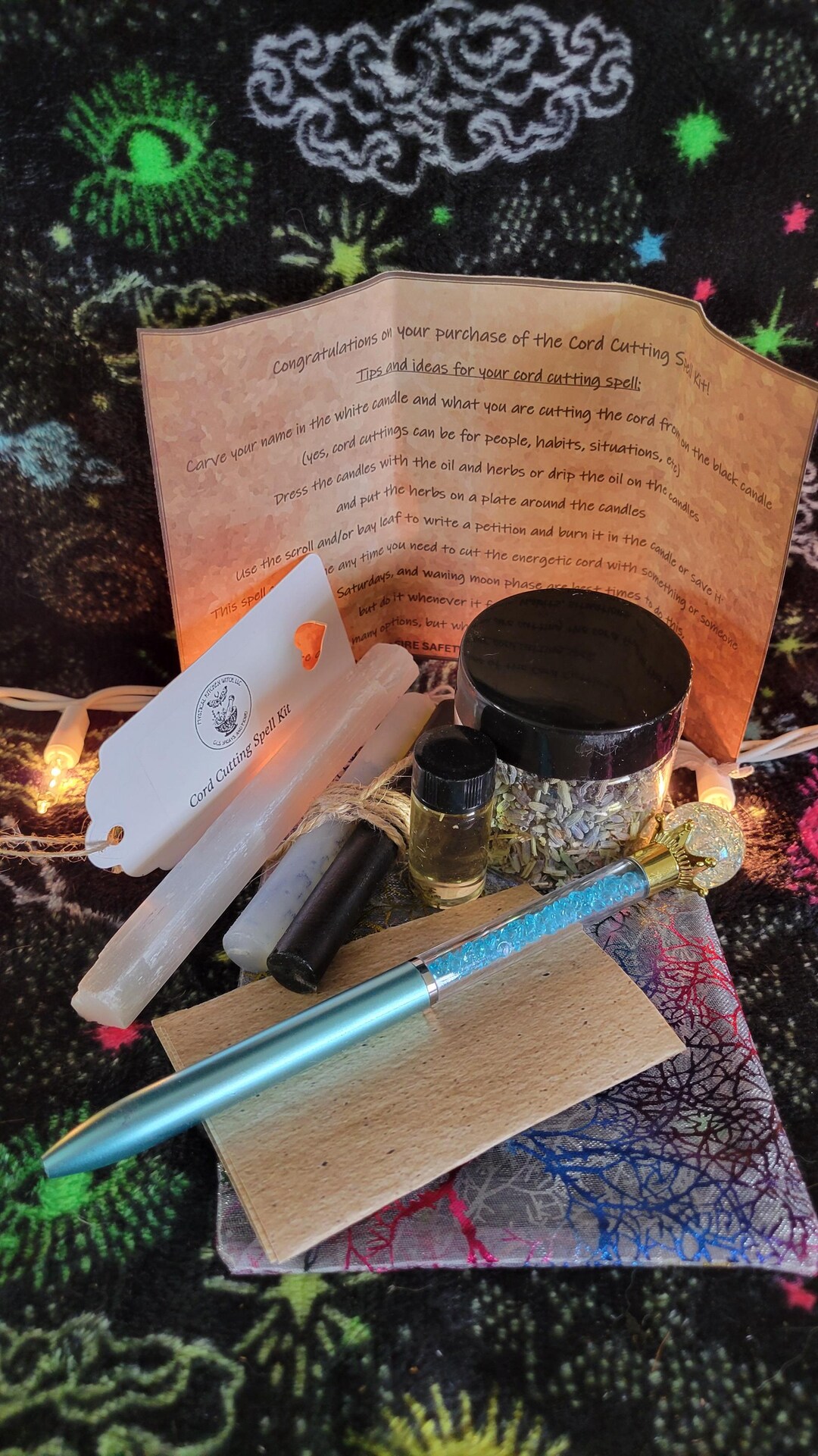 Cord Cutting Spell Kit - Etsy