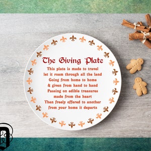 The Giving Plate SVG | Giving Plate Poem | Pay It Forward Gift | Giving ...